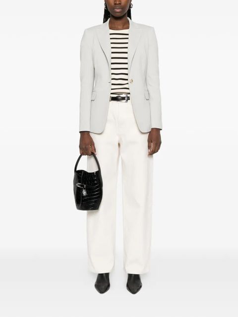 PINKO flap-pocket blazer - Grey