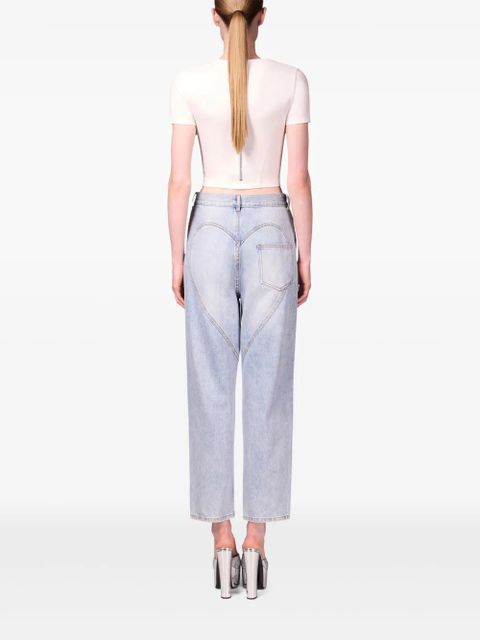 AREA Slit jeans - Blue