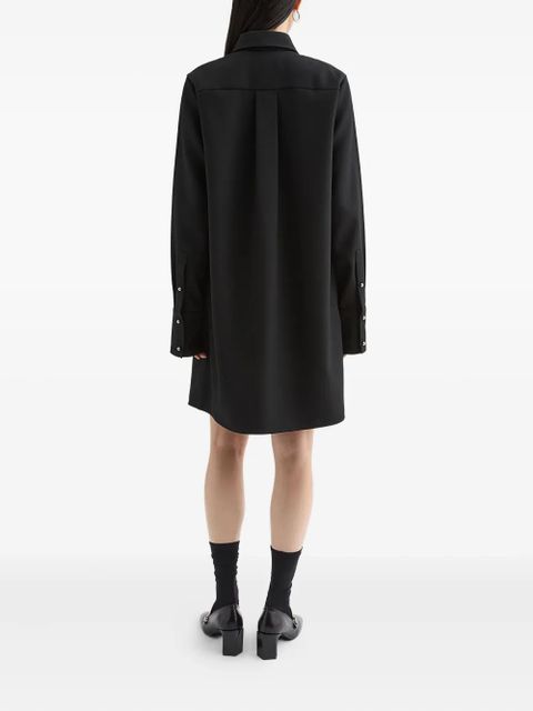 Jil Sander wool polo dress - Black
