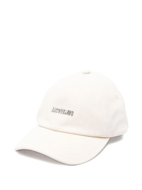 Jacquemus logo-plaque cap - Neutrals - zdjęcie produktu nr 1