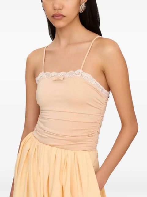 Chloé lace-trim bodysuit - Neutrals - zdjęcie produktu nr 2