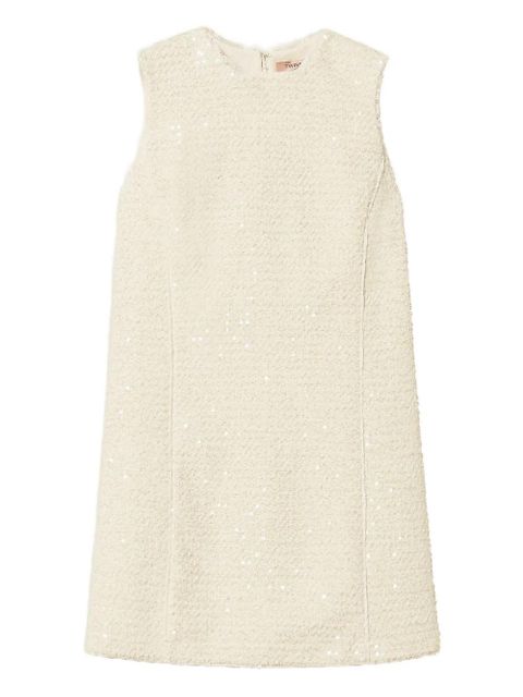 TWINSET bouclé sequinned mini dress - Neutrals - zdjęcie produktu nr 1