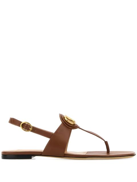 Valentino Garavani VLogo thong sandals - Brown - zdjęcie produktu nr 1