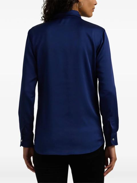 Lauren Ralph Lauren buttoned long-sleeve shirt - Blue