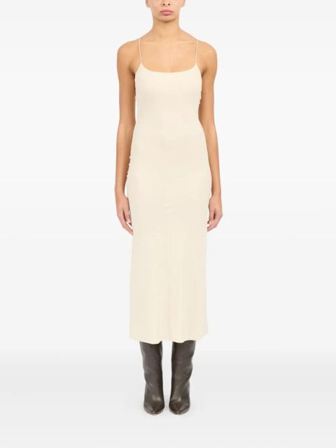 MM6 Maison Margiela sleeveless maxi dress - Neutrals - zdjęcie produktu nr 2