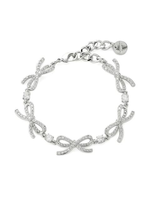 Self-Portrait bow-chain bracelet - Silver - zdjęcie produktu nr 1