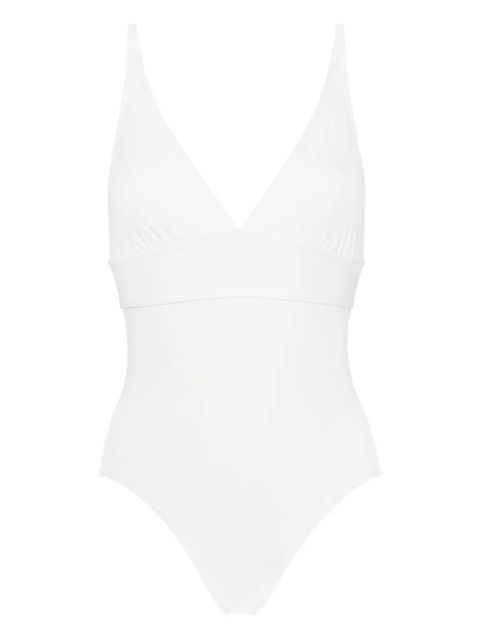 ERES Larcin V-neck swimsuit - White - zdjęcie produktu nr 1