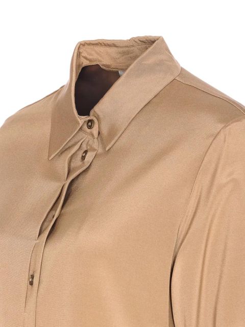 Max Mara button-up long-sleeve shirt - Neutrals