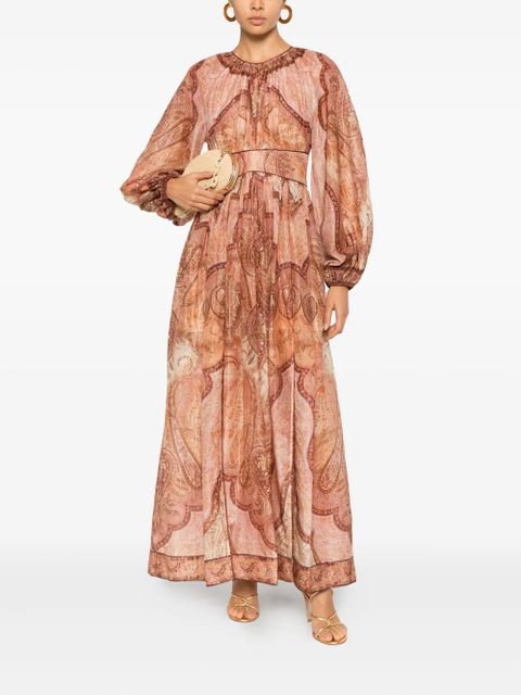 ZIMMERMANN Wanderlust midi dress - Red