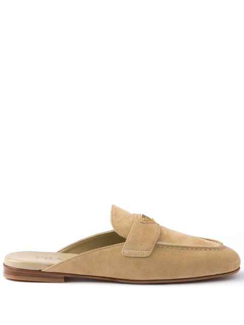 Prada suede mules - Neutrals - zdjęcie produktu nr 1
