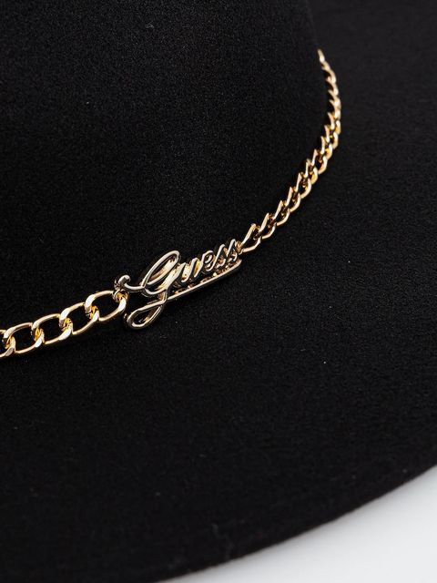 Guess kapelusz kolor czarny AW5367 POL01