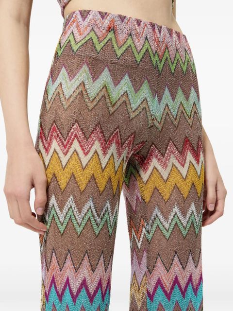 Missoni zigzag beach cover-up trousers - Brown - zdjęcie produktu nr 2
