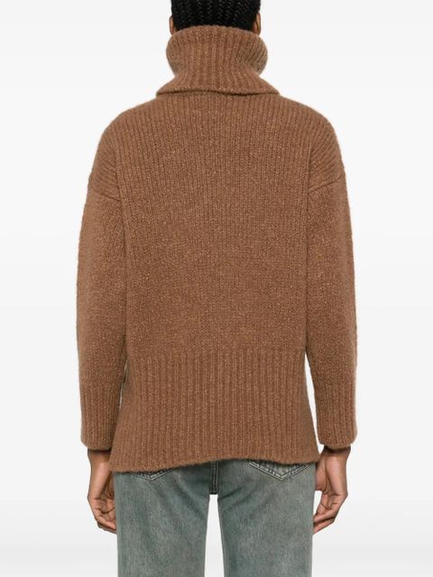 Alanui Finest roll-neck jumper - Brown