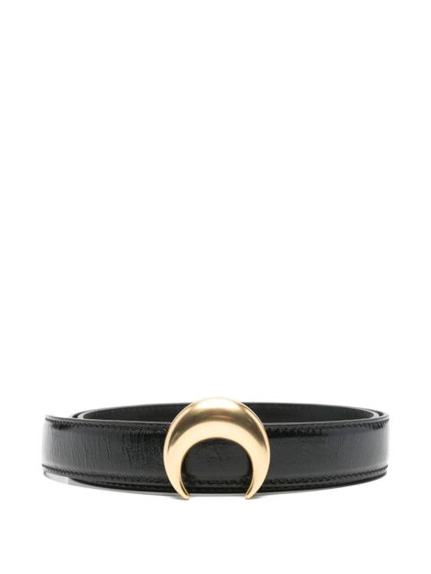 Marine Serre crescent-moon buckle belt - Black - zdjęcie produktu nr 1
