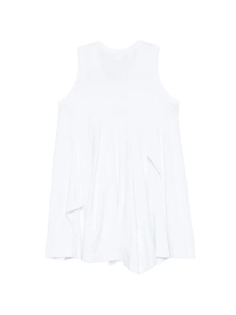 Comme Des Garçons draped asymmetric T-shirt - White - zdjęcie produktu nr 2
