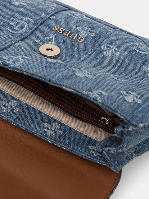 Guess torebka GREYSON kolor niebieski HWDG92 06210