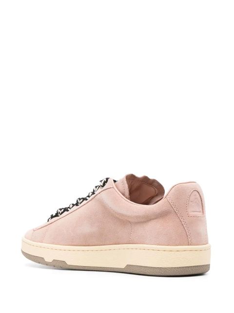 Lanvin Lite Curb suede sneakers - Pink