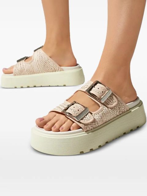 Casadei Birky Ale platform buckled sandals - Pink