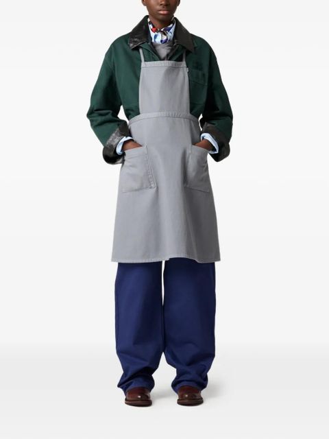 Miu Miu garment-dyed gabardine pants - Blue - zdjęcie produktu nr 2