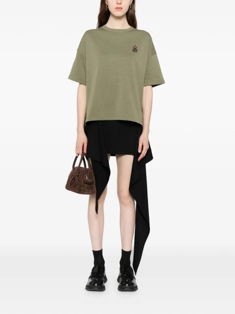 LOEWE logo-embroidered T-shirt - Green - zdjęcie produktu nr 2