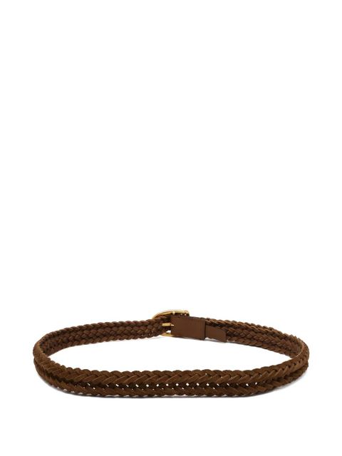 TOM FORD braided leather belt - Brown - zdjęcie produktu nr 2