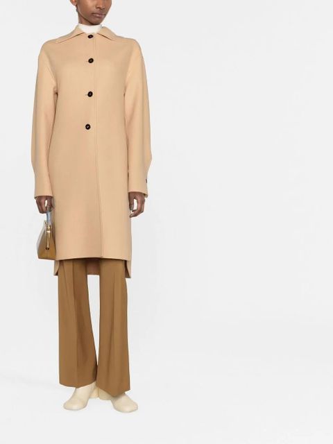Jil Sander cashmere single-breasted coat - Neutrals - zdjęcie produktu nr 2