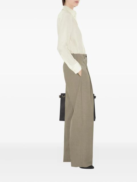 Burberry wool tailored trousers - Green