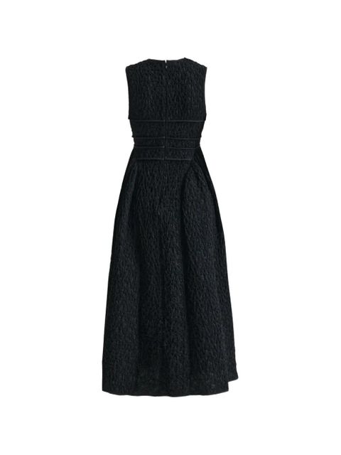 Cecilie Bahnsen DORINA cloqué-effect sleeveless dress - Black - zdjęcie produktu nr 2