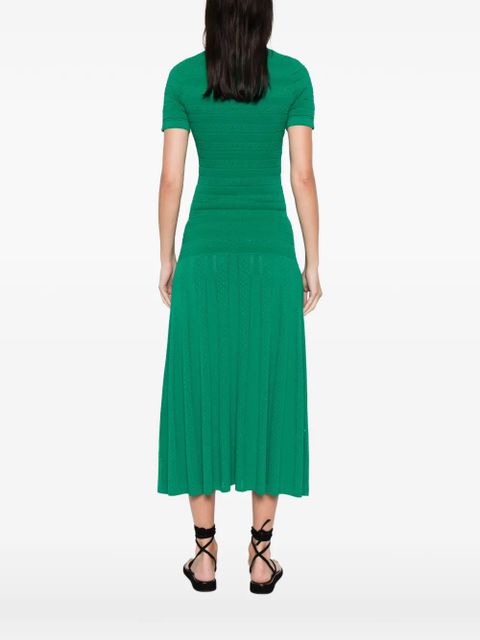 SANDRO knitted midi dress - Grey