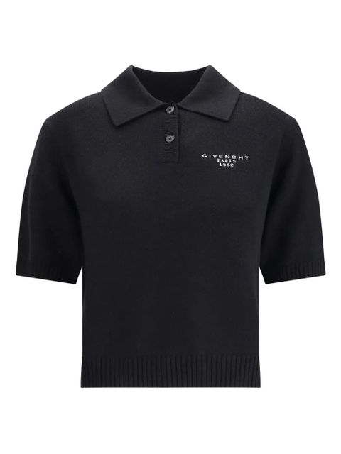 Givenchy short-sleeve logo polo top - Black - zdjęcie produktu nr 1