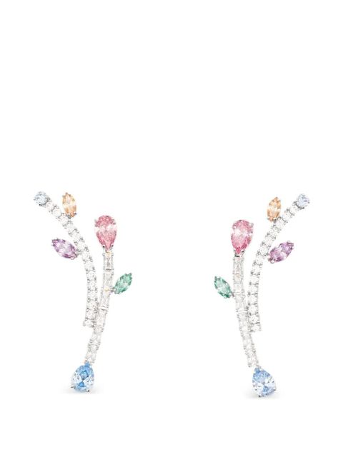 Swarovski x Ariana Grande drop-design earrings - Silver - zdjęcie produktu nr 1