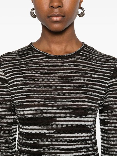 Missoni round-neck sweater - Black