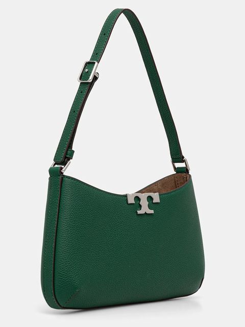 Tory Burch torebka bawełniana Eleanor Soft Slim kolor zielony 174850.301