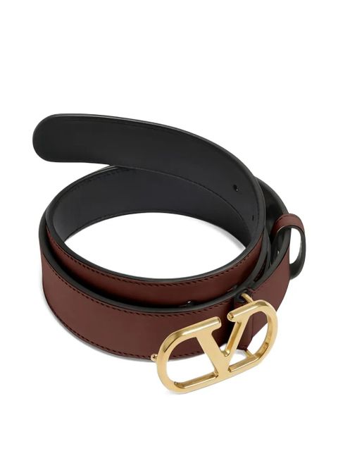 Valentino Garavani Vlogo Signature leather belt - Brown - zdjęcie produktu nr 2