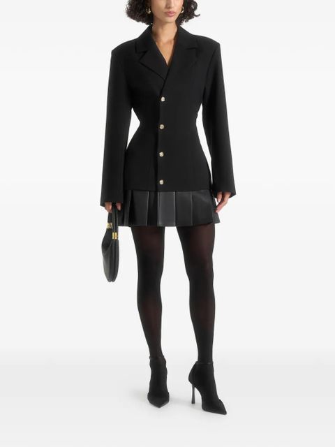 Manière De Voir Nicole pleated mini dress - Black