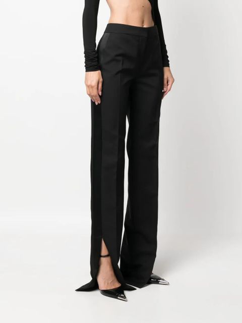 Off-White split-hem tailored trousers - Black