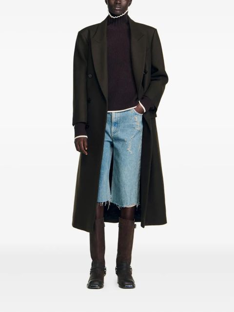 SANDRO turtleneck sweater - Brown