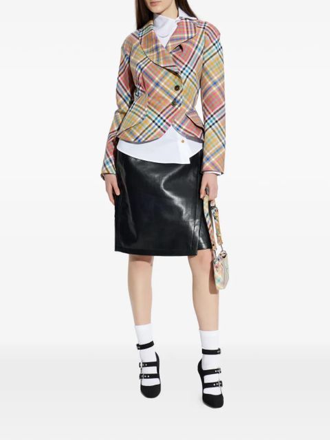 Vivienne Westwood checked jacket - Pink - zdjęcie produktu nr 2