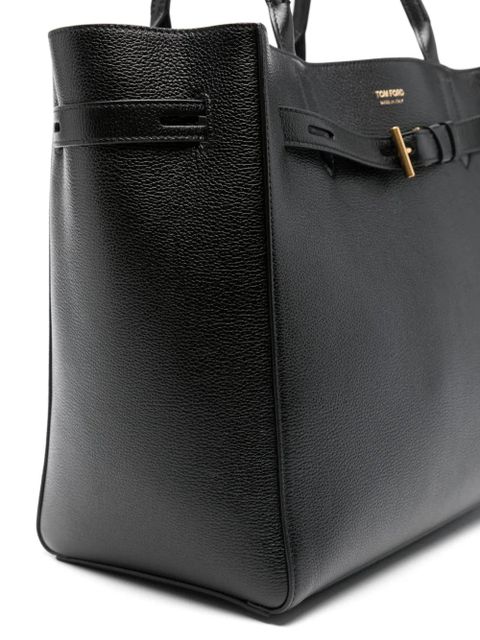TOM FORD leather tote bag - Black