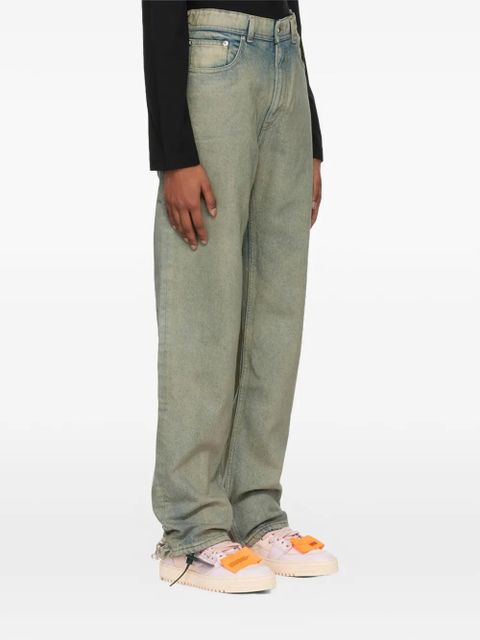 Off-White high-waisted jeans - Blue - zdjęcie produktu nr 2