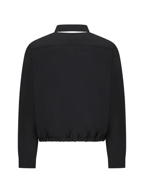 Jil Sander elasticated-hem jacket - Black