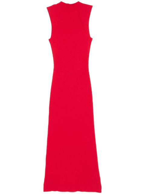 ROTATE BIRGER CHRISTENSEN ribbed-knit midi dress - Red - zdjęcie produktu nr 1