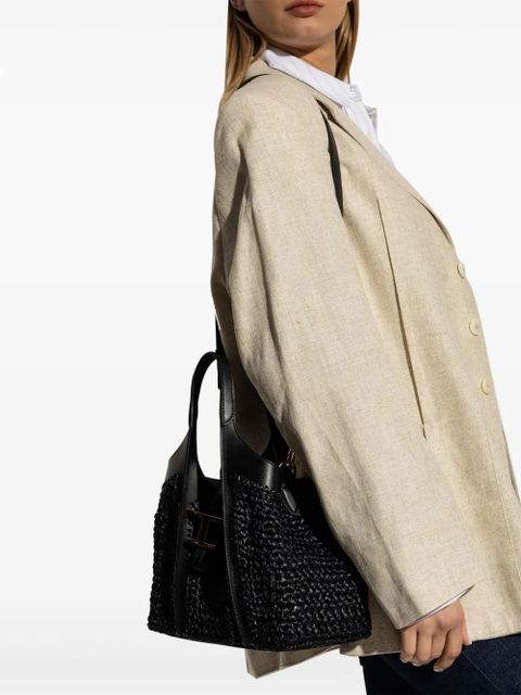 Tod's T Timeless tote bag - Black - zdjęcie produktu nr 2