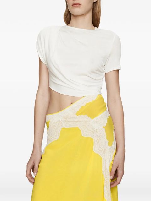 Christopher Esber Verve twisted lace tee dress - Yellow