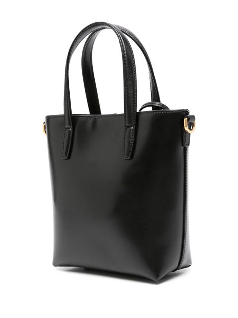 Saint Laurent mini Shopping leather tote bag - Black