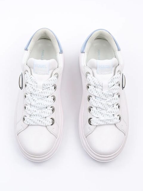 Karl Lagerfeld sneakersy skórzane KAPRI LUG kolor biały KL67530