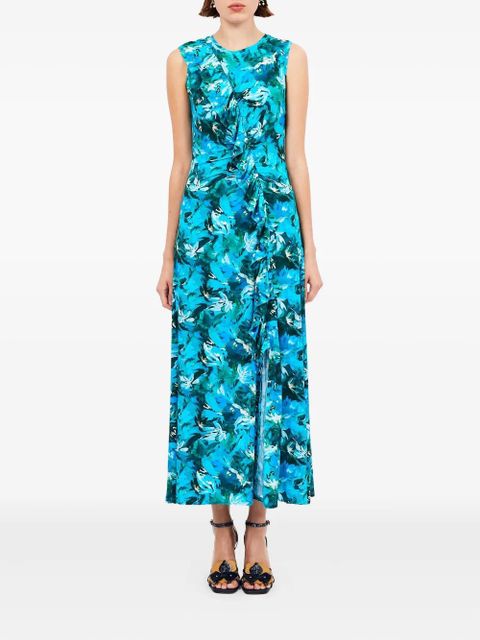 Ulla Johnson floral-print midi dress - Blue - zdjęcie produktu nr 1
