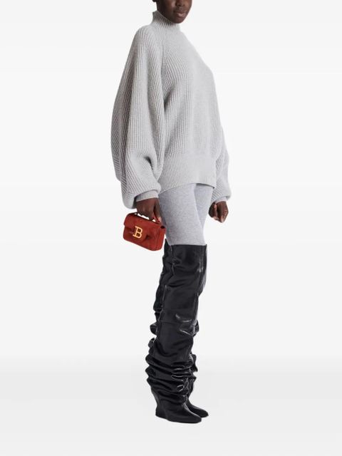 Balmain mini B-Buzz twisted-handle tote bag - Red