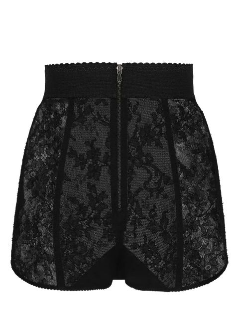 Dolce & Gabbana lace-detailing high-waist culotte briefs - Black - zdjęcie produktu nr 2