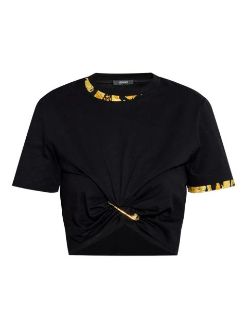 Versace Safety-Pin twisted top - Black - zdjęcie produktu nr 1